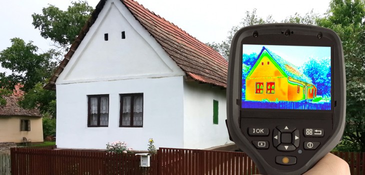 Heat Loss Detection of the House With Infrared Thermal Camera